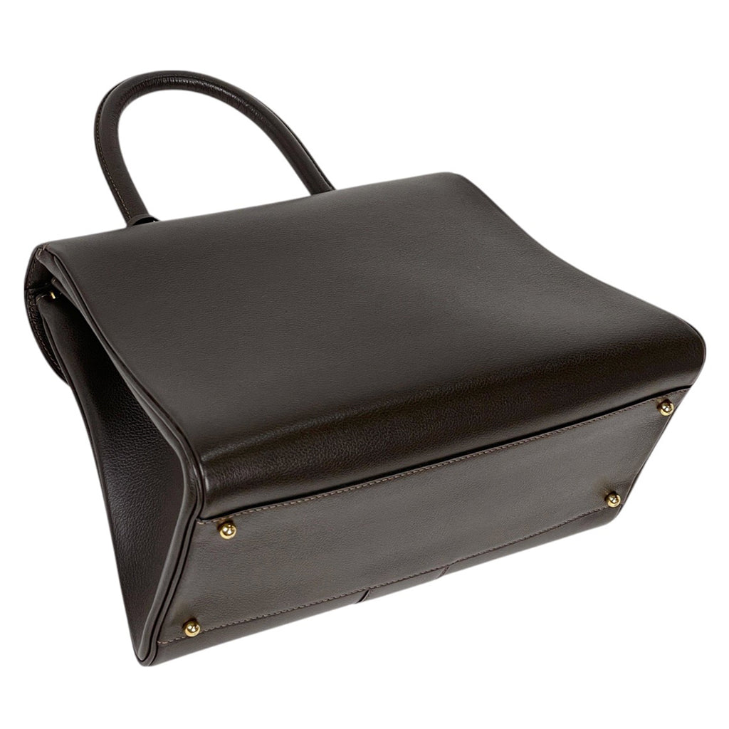 デルヴォー ブリヨン ハンドバッグ 手提げ ハンドバッグ レザー ブラウン レディース 【中古】brbag