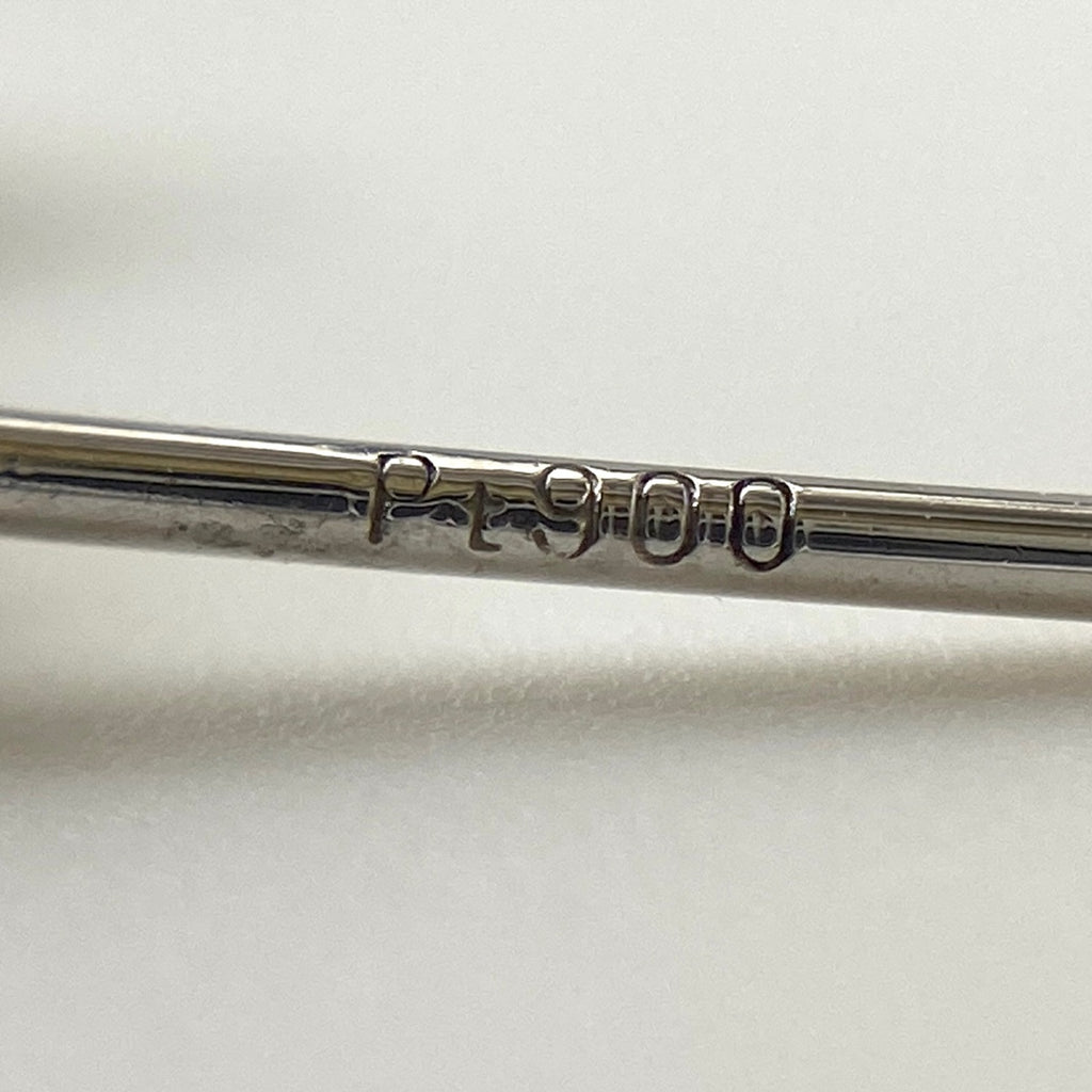 ダイヤモンド デザインピアス プラチナ ピアス Pt900 ダイヤモンド レディース 【中古】nbjwl