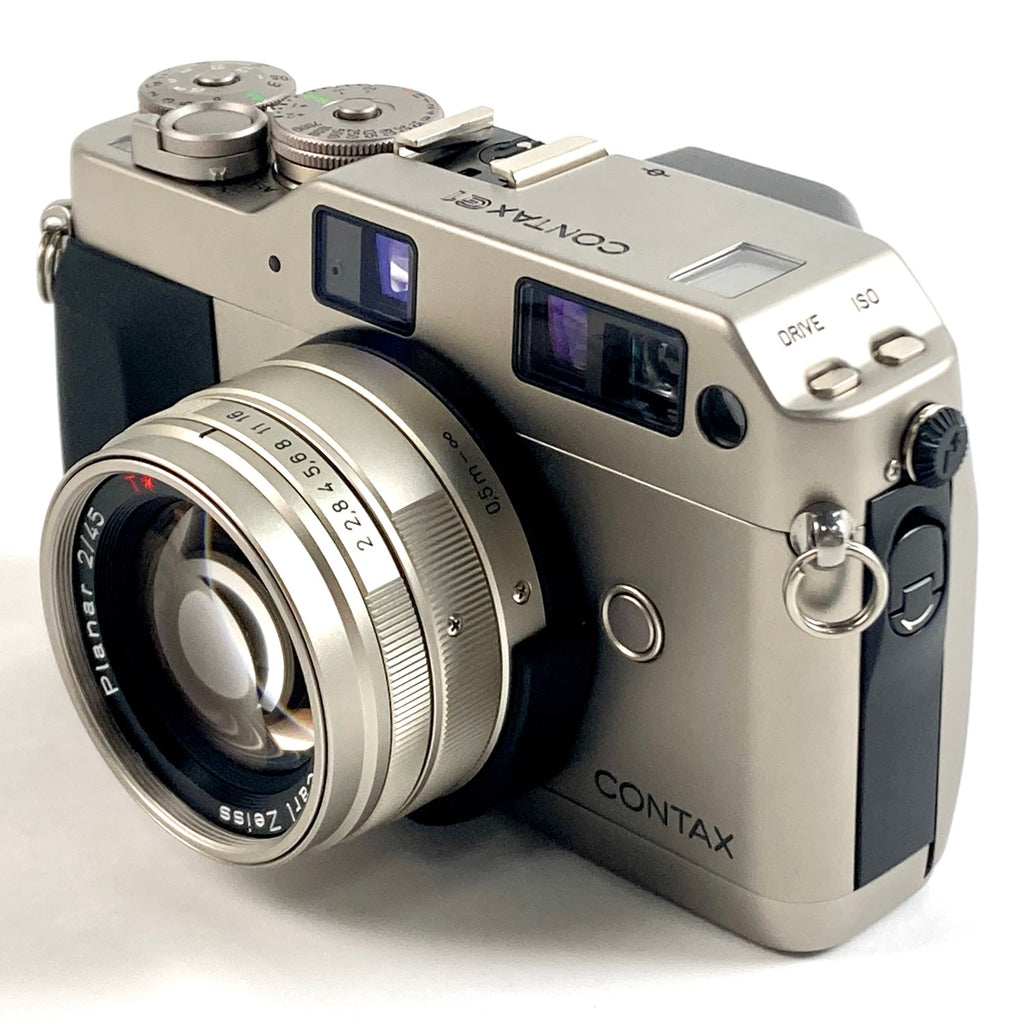 コンタックス CONTAX G1 + Planar T* 45mm F2 プラナー Gマウント フィルム レンジファインダーカメラ 【中古】