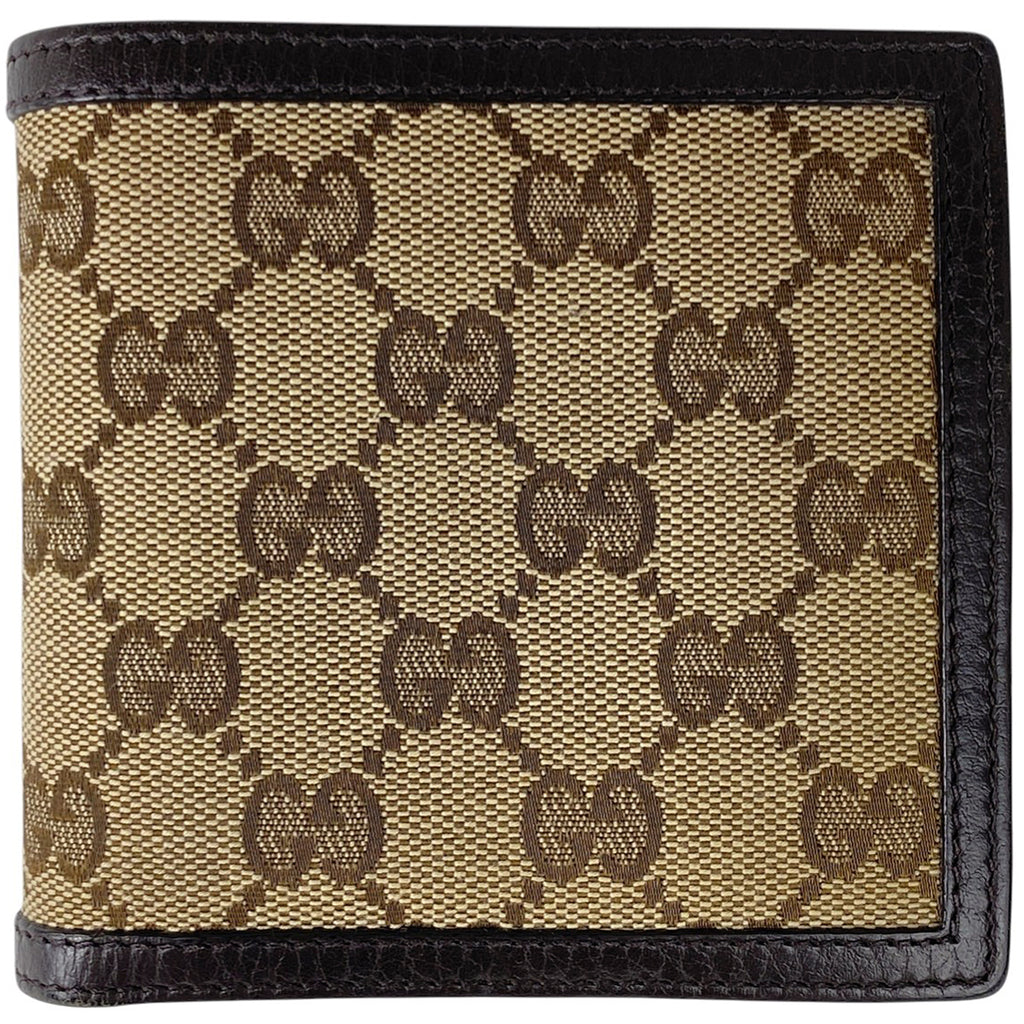 グッチ GG柄 二つ折り財布 札入れ 小銭入れ 二つ折り財布 GGキャンバス 150413 レディース 【中古】brbag