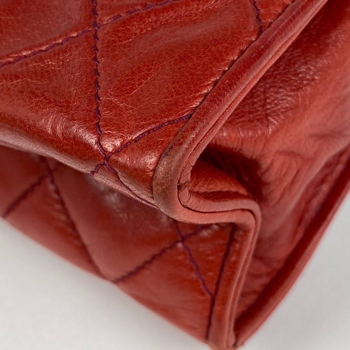 CHANEL 赤　クラッチバッグ・書類入れ バイセル公式】シャネル ココマーク クラッチバッグ マトラッセ