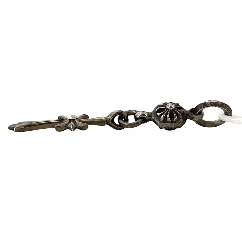 クロムハーツ 1ボール タイニー CH クロス ペンダントトップ 十字架 スイング チャーム ペンダントトップ シルバー925 シルバー メンズ 【中古】bracc