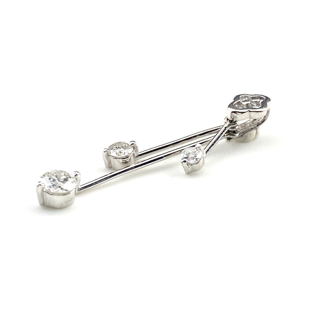 メレダイヤ デザインペンダントトップ プラチナ ペンダントトップ Pt900 ダイヤモンド レディース 【中古】nbjwl