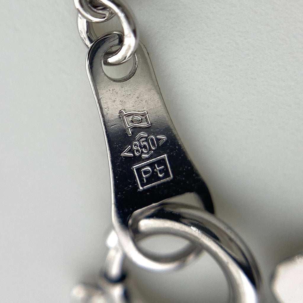 メレダイヤ デザインネックレス プラチナ ペンダント ネックレス Pt900 Pt850 ダイヤモンド レディース 【中古】nbjwl