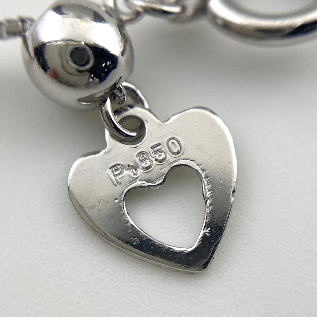 メレダイヤ デザインネックレス プラチナ ペンダント ネックレス Pt900 Pt850 ダイヤモンド レディース 【中古】nbjwl