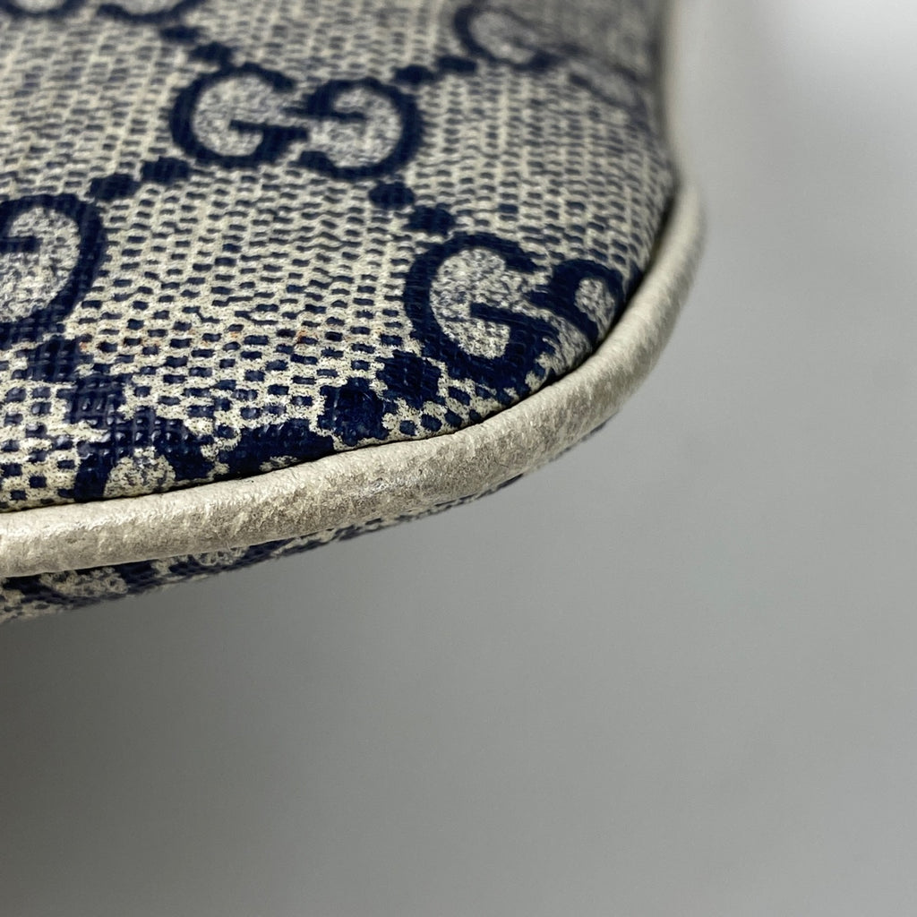 グッチ GG柄 ショルダーバッグ 斜め掛け ショルダーバッグ コーティングキャンバス ネイビー 257246 レディース 【中古】brbag