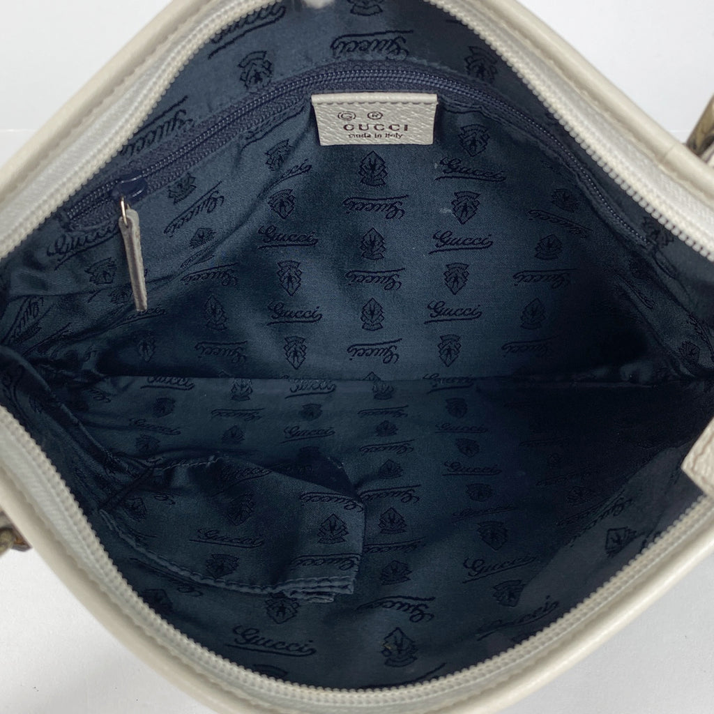 グッチ GG柄 ショルダーバッグ 斜め掛け ショルダーバッグ コーティングキャンバス ネイビー 257246 レディース 【中古】brbag