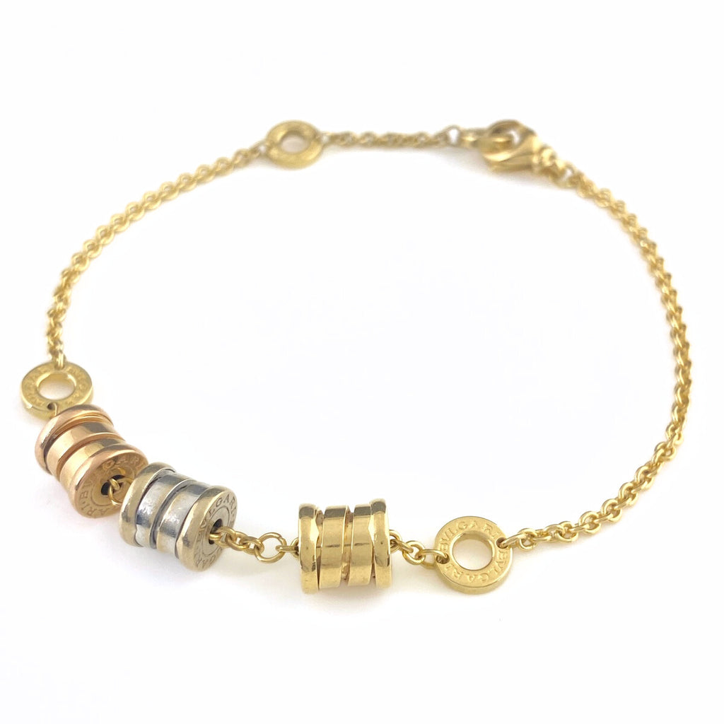 ブルガリ ビーゼロワンエレメント ブレスレット 腕輪 スリーカラー ブレスレット 750 レディース 【中古】brjwl