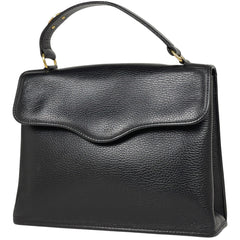 クリスチャンディオール ロゴ ハンドバッグ 2WAY ショルダーバッグ ハンドバッグ レザー ブラック レディース 【中古】brbag