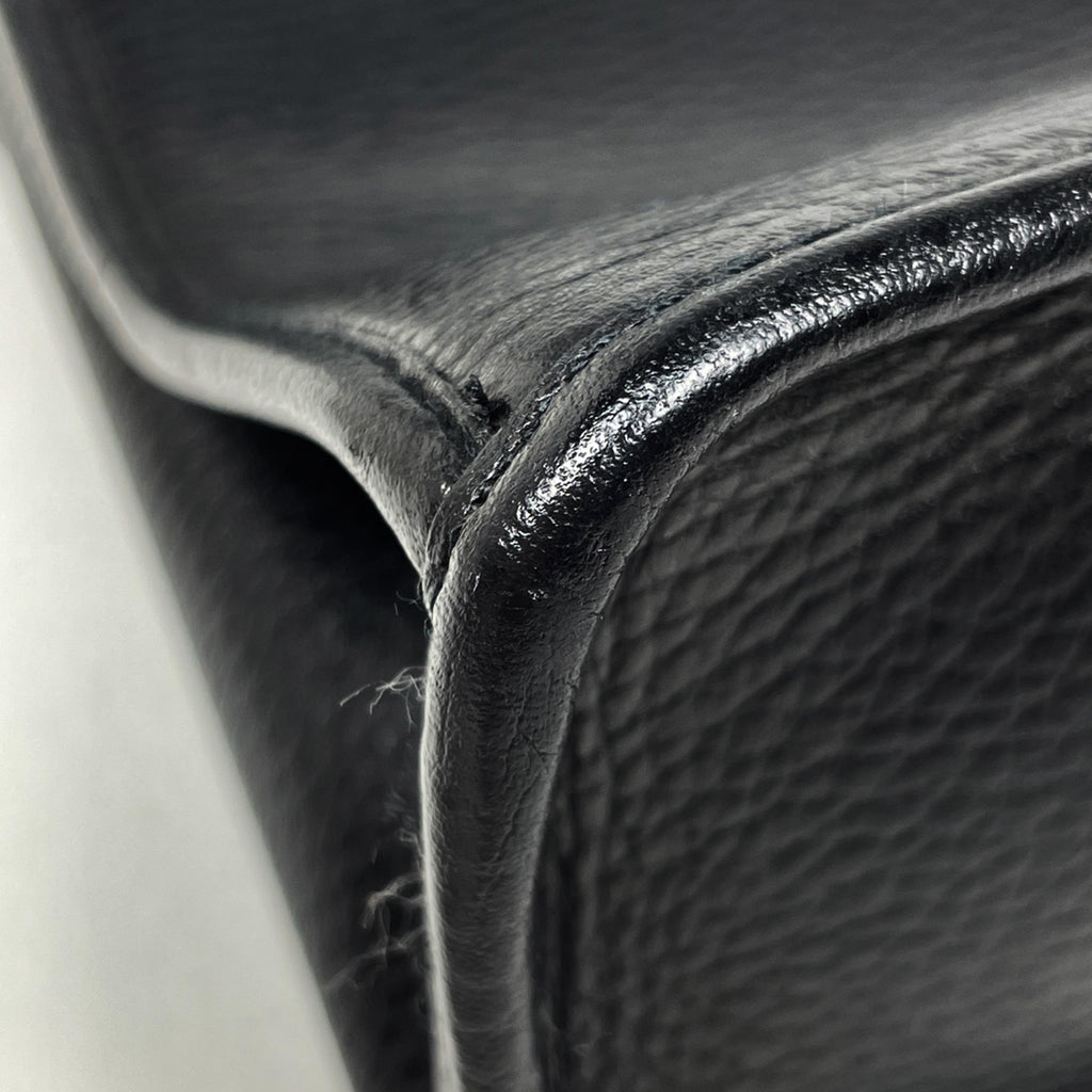 クリスチャンディオール ロゴ ハンドバッグ 2WAY ショルダーバッグ ハンドバッグ レザー ブラック レディース 【中古】brbag