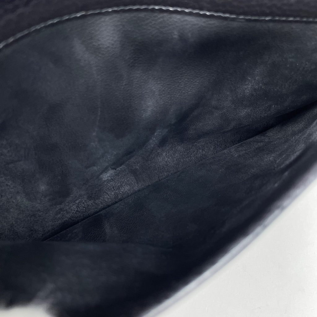 クリスチャンディオール ロゴ ハンドバッグ 2WAY ショルダーバッグ ハンドバッグ レザー ブラック レディース 【中古】brbag