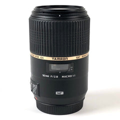 【在庫一掃】 タムロン TAMRON SP 90mm F2.8 Di MACRO 1:1 VC USD F004 (キヤノン EF用) ［ジャンク品］ 一眼カメラ用レンズ（オートフォーカス） 【中古】cambb
