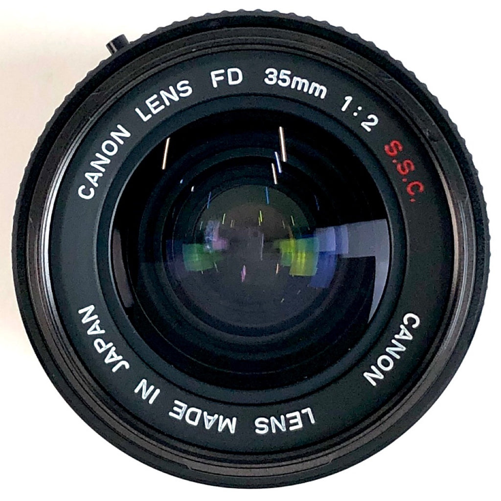 キヤノン Canon FD 35mm F2 S.S.C. 後期 （緑A付） 一眼カメラ用レンズ（マニュアルフォーカス） 【中古】cambb