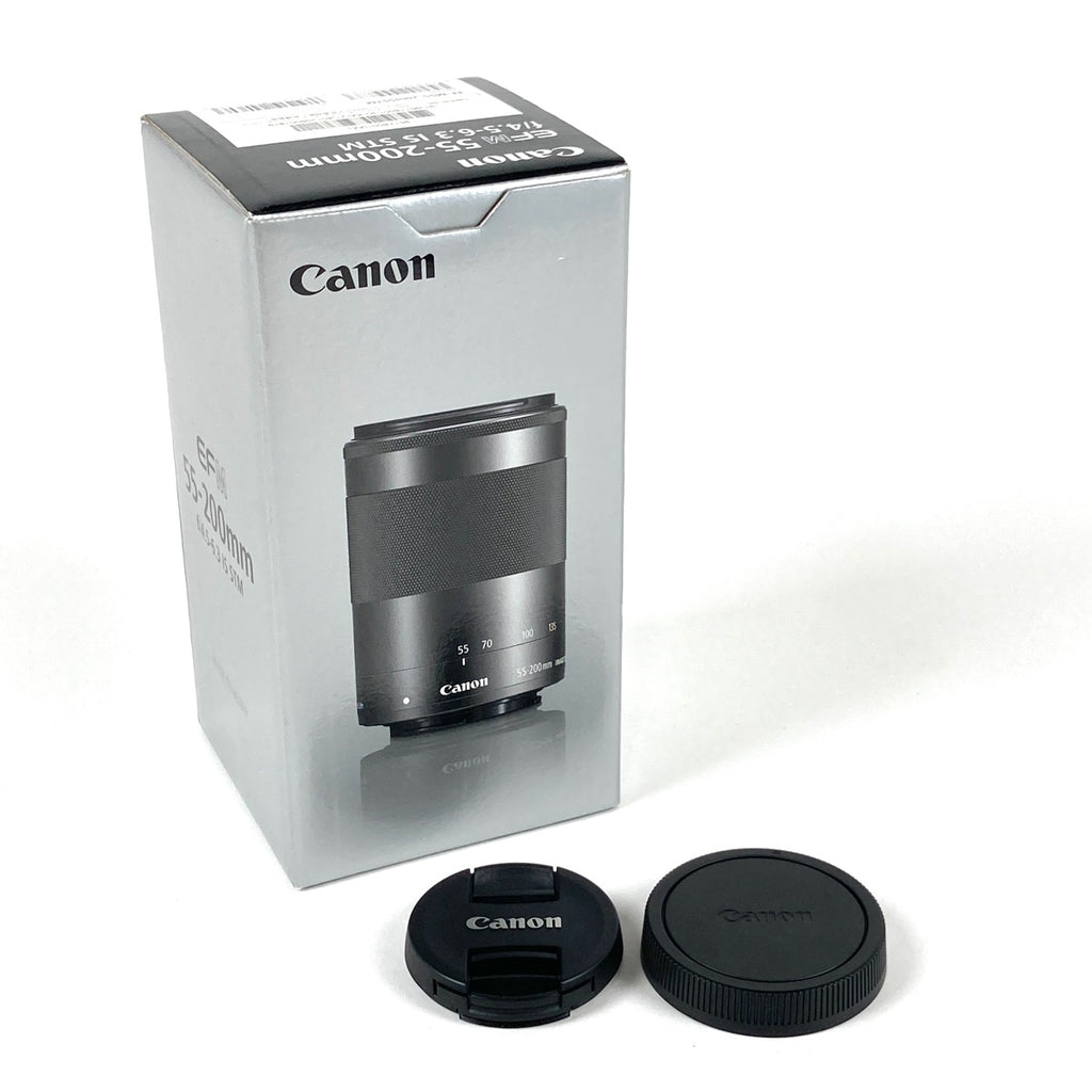 【在庫一掃】 キヤノン Canon EF-M 55-200mm F4.5-6.3 IS STM ブラック 一眼カメラ用レンズ（オートフォーカス） 【中古】cambb