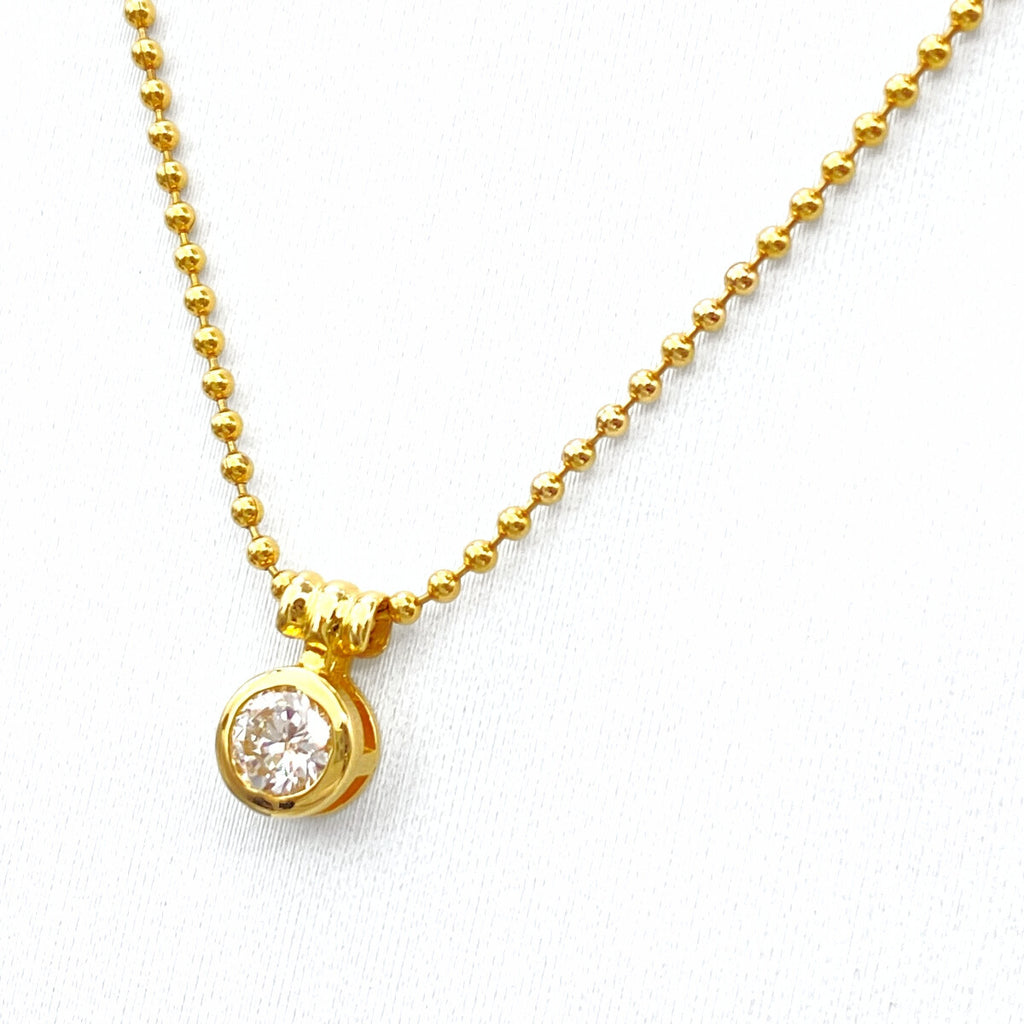 ダイヤモンド デザインネックレス YG イエローゴールド ペンダント ネックレス K18 750 ダイヤモンド レディース 【中古】nbjwl