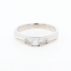PT900 ダイヤモンド リング プラチナ 13号 0.16CT レディース 中古 nbjwl