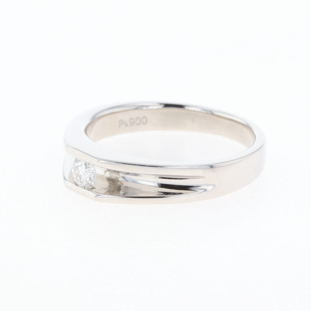PT900 ダイヤモンド リング プラチナ 13号 0.16CT レディース 中古 nbjwl
