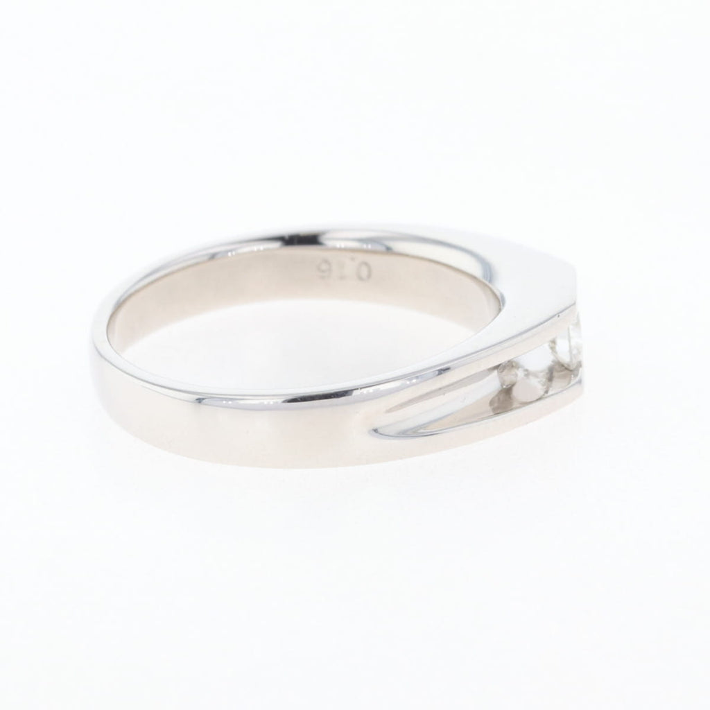 PT900 ダイヤモンド リング プラチナ 13号 0.16CT レディース 中古 nbjwl