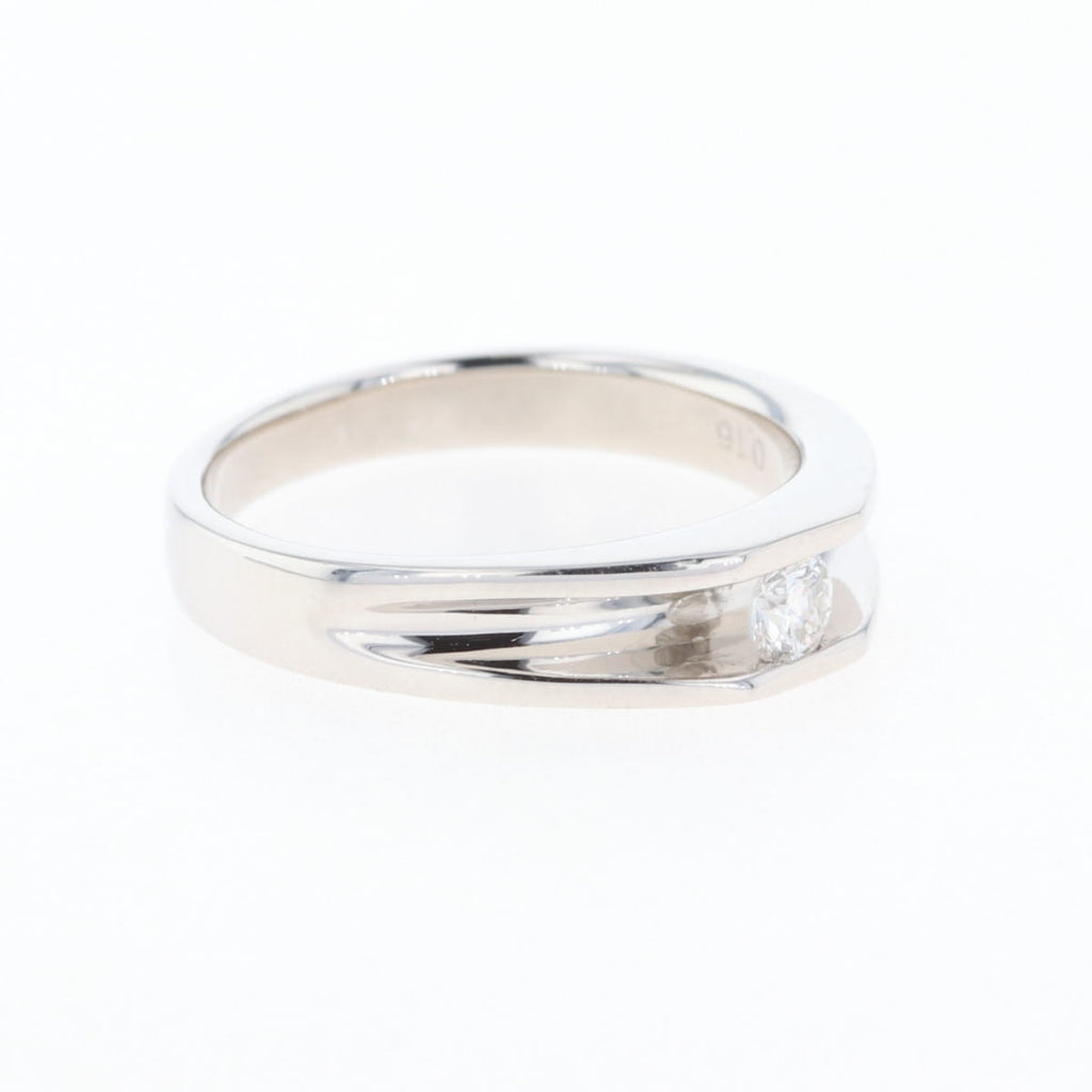 PT900 ダイヤモンド リング プラチナ 13号 0.16CT レディース 中古 nbjwl