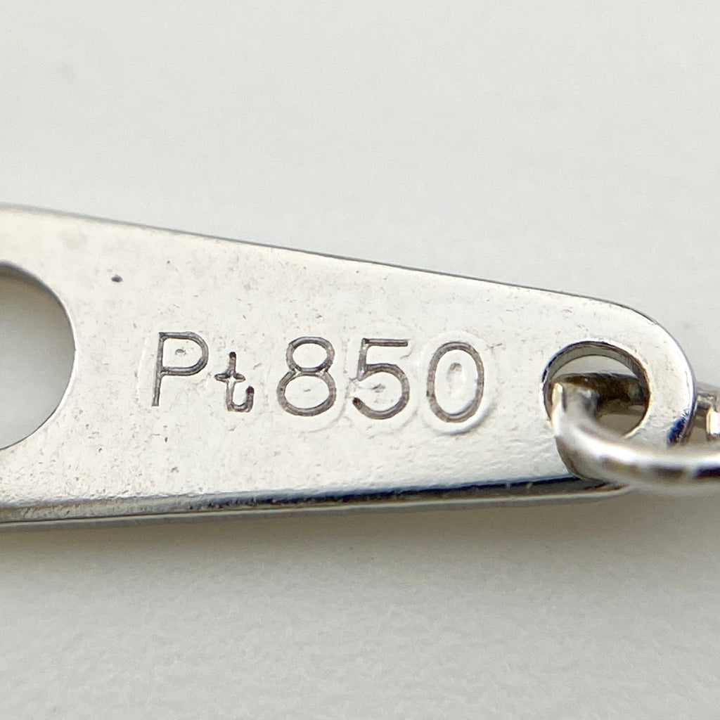 ルビー デザインネックレス プラチナ メレダイヤ ペンダント ネックレス Pt900 Pt850 ルビー レディース 【中古】nbjwl
