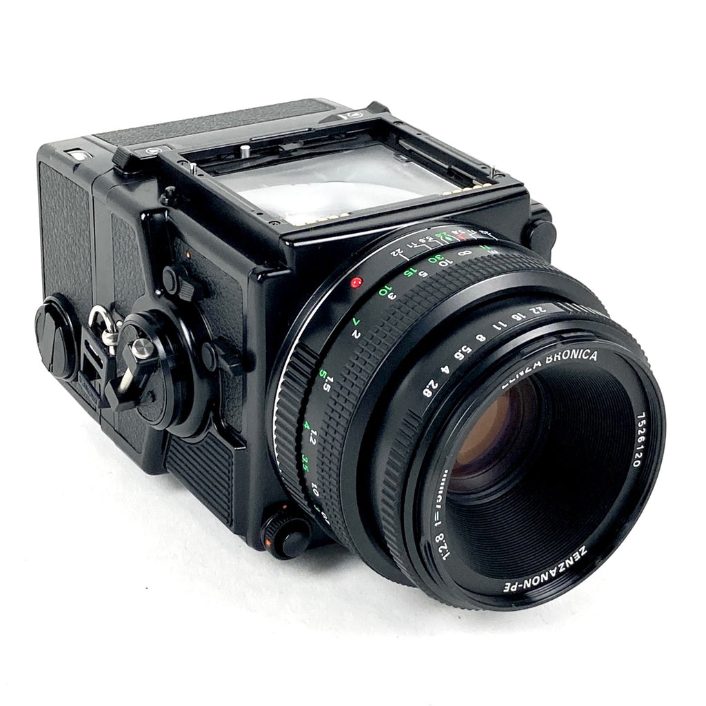 ゼンザブロニカ Zenza Bronica ETR Si + ZENZANON 75mm F2.8 ファインダー無 中判カメラ 【中古】