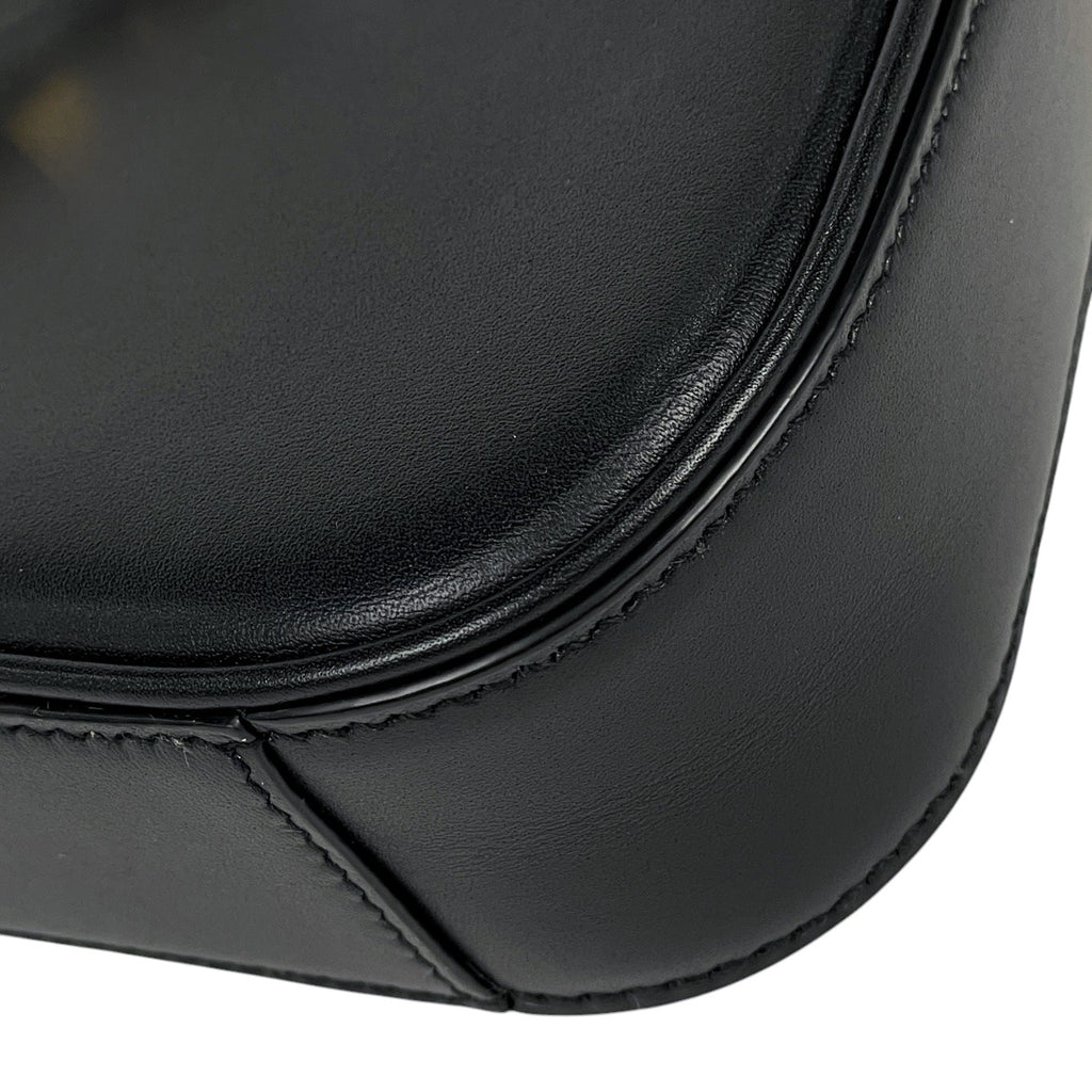 サンローラン LE 5  7 ミニ 手提げ ハンドバッグ レザー ブラック 710318 レディース 【中古】 brbag
