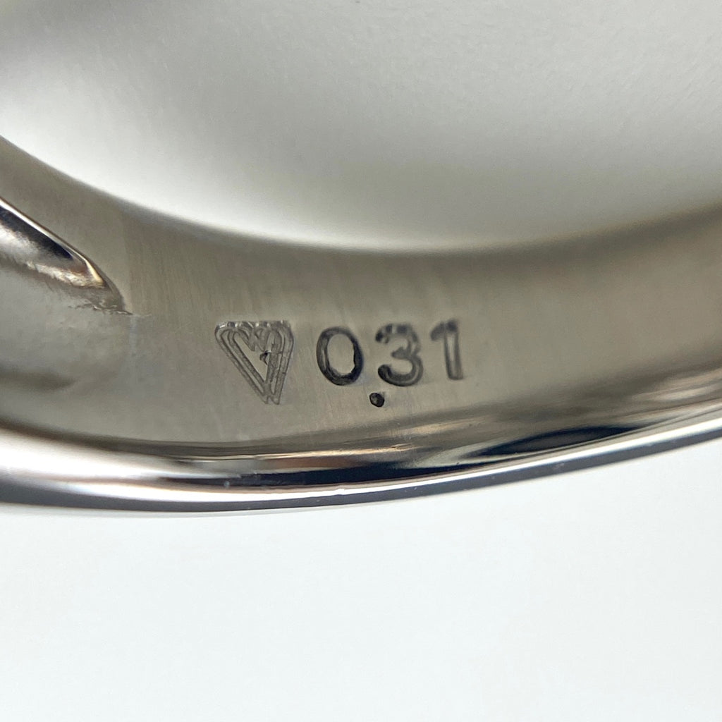 verite リング プラチナ 指輪 リング 8.5号 Pt900 ダイヤモンド レディース 【中古】brjwl