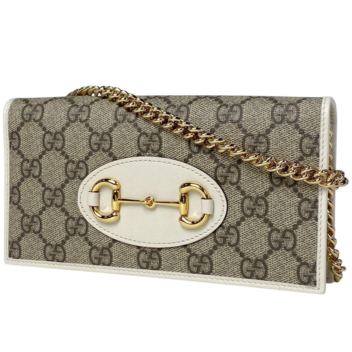 良品✨GUCCI グッチ GGキャンバス チェーンウォレット 長財布