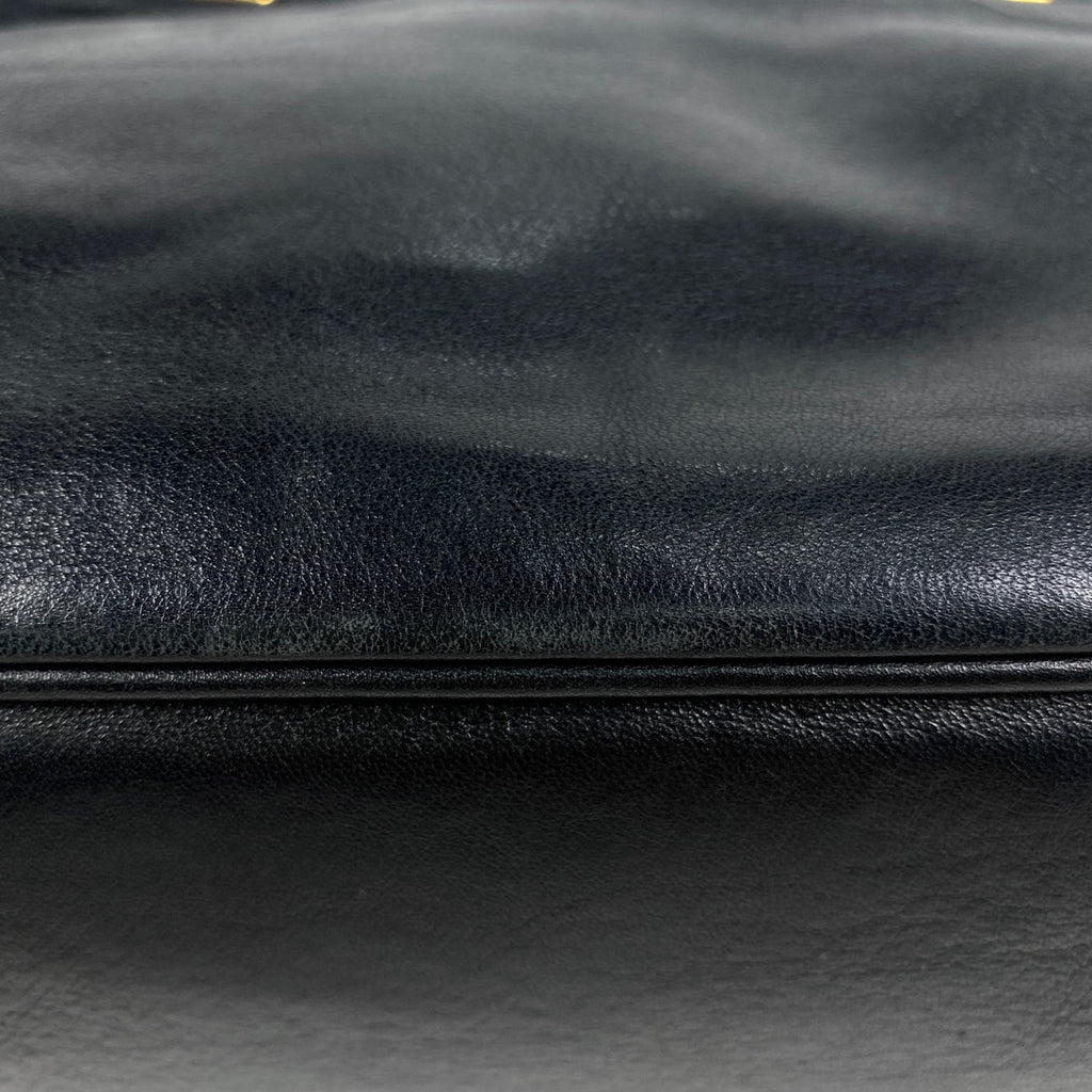 プラダ ロゴ ハンドバッグ 2WAY ショルダーバッグ リボン ハンドバッグ レザー ネロ(ブラック) レディース 【中古】brbag
