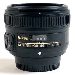 ニコン Nikon AF-S NIKKOR 50mm F1.8G 一眼カメラ用レンズ（オートフォーカス） 【中古】