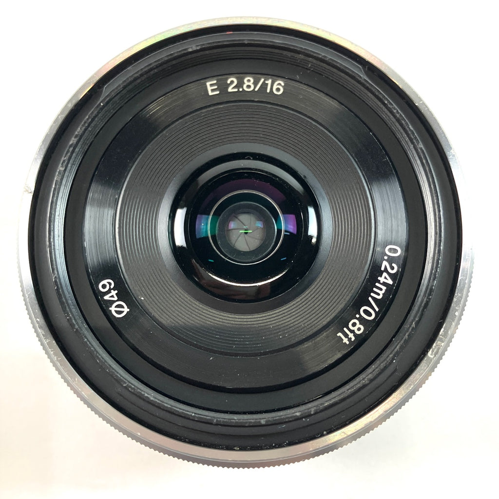 ソニー SONY α5000 ホワイト + E 16mm F2.8 SEL16F28 デジタル ミラーレス 一眼カメラ 【中古】