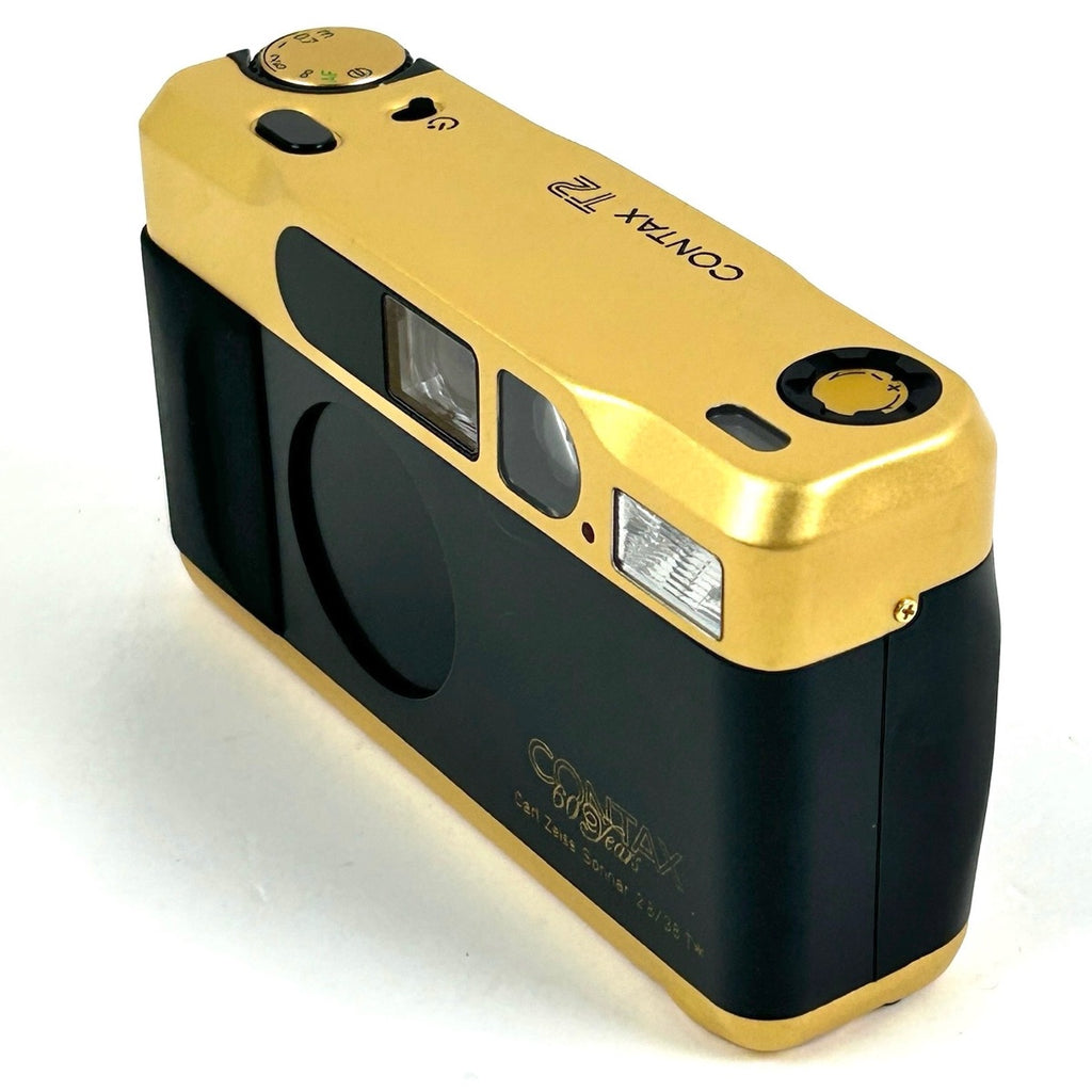 コンタックス CONTAX T2 ゴールド 60周年記念［ジャンク品］ フィルム コンパクトカメラ 【中古】