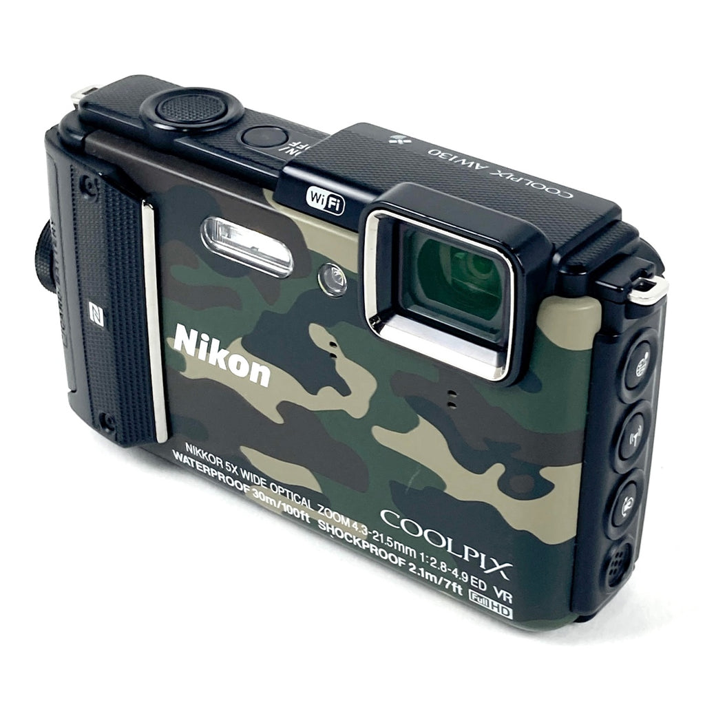 ニコン Nikon COOLPIX AW130 カムフラージュグリーン コンパクトデジタルカメラ 【中古】