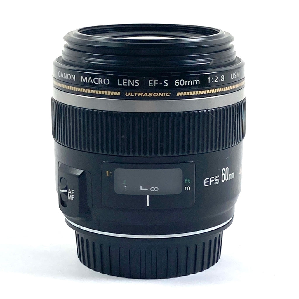 キヤノン Canon EF-S 60mm F2.8 MACRO USM 一眼カメラ用レンズ（オートフォーカス） 【中古】