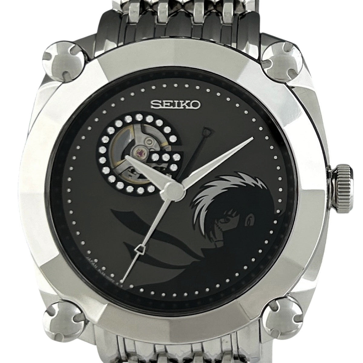 値下げ交渉歓迎　SEIKO 自動巻き時計 ブラックダイヤル 10BAR image.php?id=2147632586&p=