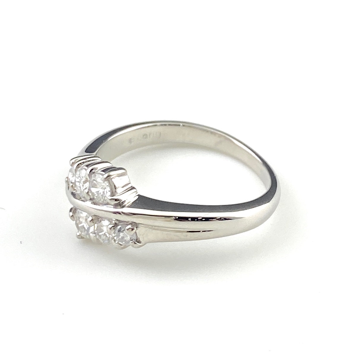 メレダイヤデザインリングプラチナリング指輪5.4g0.76CT10号pt900 メレダイヤ デザインリング プラチナ 指輪 リング 11.5号 Pt900