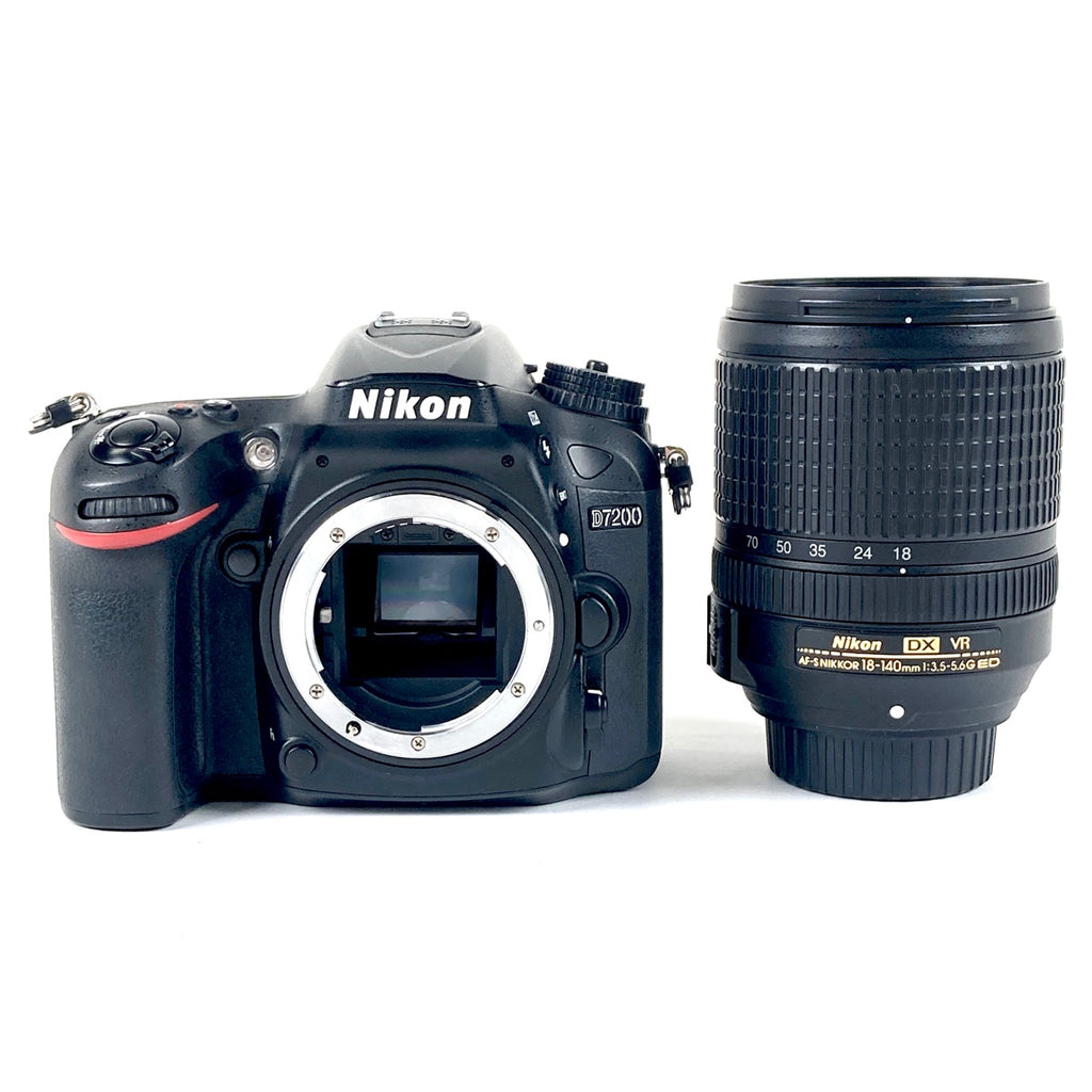 ニコン Nikon D7200 18-140 VR レンズキット フィルム マニュアルフォーカス 一眼レフカメラ 【中古】