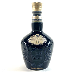 シーバスブラザーズ CHIVAS BROTHERS ロイヤルサルート 21年 シグネチャーブレンド 青陶器 700ml スコッチウイスキー ブレンデッド 【古酒】