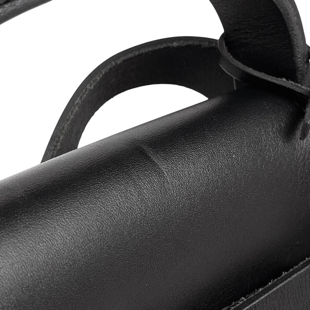 【在庫一掃】 エルメス エールバッグ MM 2WAY ショルダーバッグ ハンドバッグ トワルオフィシエ ブラック □H レディース 【中古】 brbag