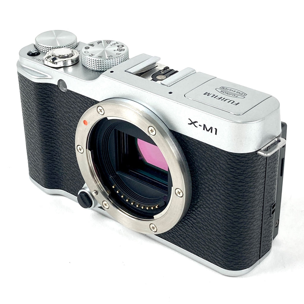 富士フイルム FUJIFILM X-M1 ボディ シルバー デジタル ミラーレス 一眼カメラ 【中古】