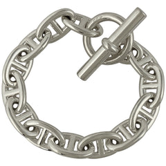 エルメス シェーヌダンクル TGM 13コマ ブレスレット シルバー925 シルバー レディース 【中古】bracc