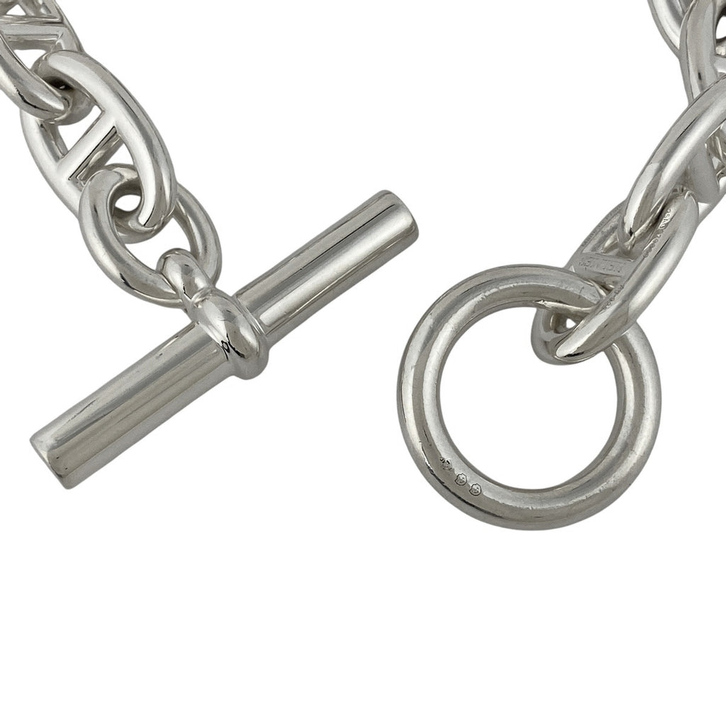 エルメス シェーヌダンクル TGM 13コマ ブレスレット シルバー925 シルバー レディース 【中古】bracc