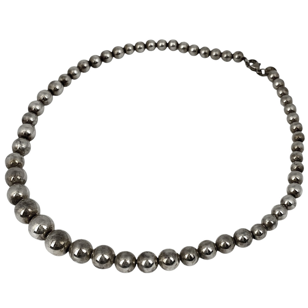 ティファニー グラジュエイテッド ボール ネックレス ハードウェア ネックレス シルバー925 シルバー レディース 【中古】bracc