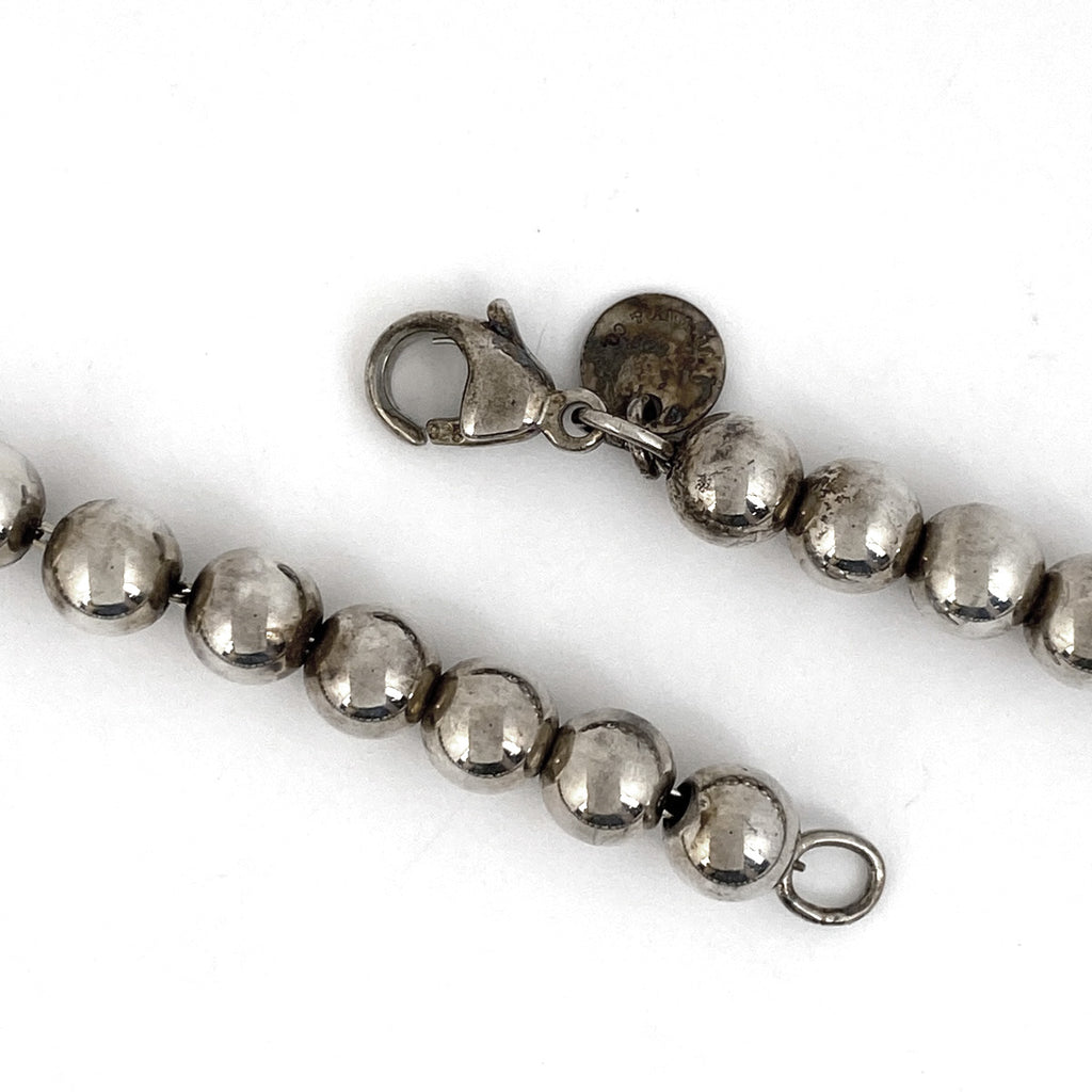 ティファニー グラジュエイテッド ボール ネックレス ハードウェア ネックレス シルバー925 シルバー レディース 【中古】bracc