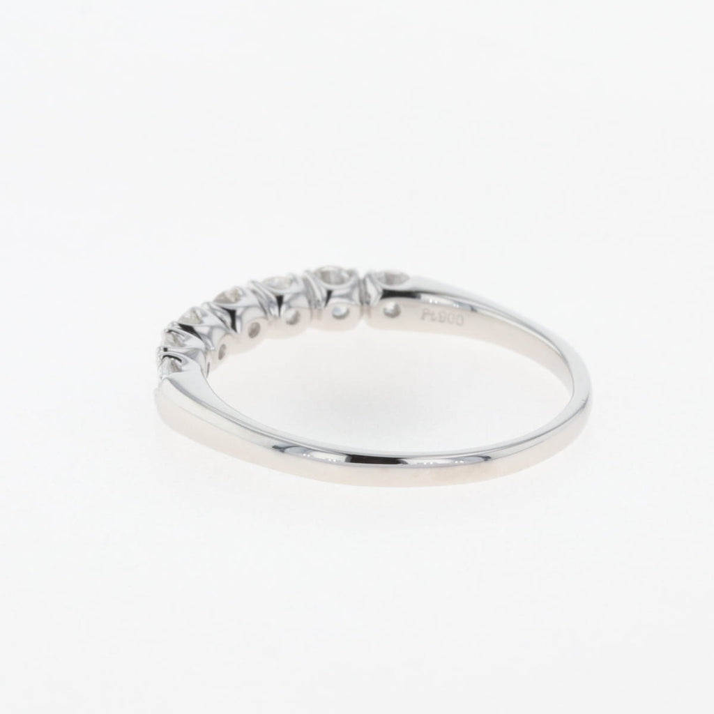 【在庫一掃】 メレダイヤ デザインリング プラチナ 指輪 リング 19.5 Pt900 ダイヤモンド メンズ 【中古】nbjwl