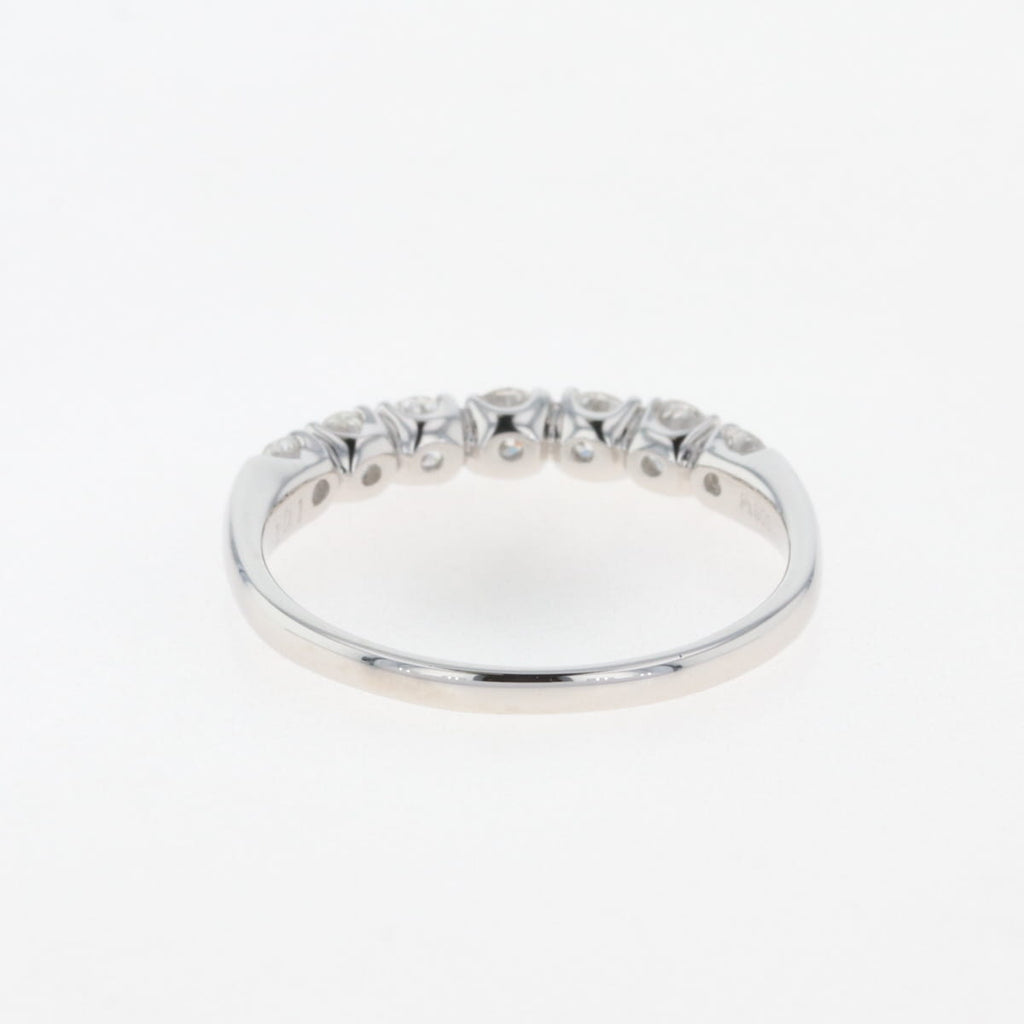 【在庫一掃】 メレダイヤ デザインリング プラチナ 指輪 リング 19.5 Pt900 ダイヤモンド メンズ 【中古】nbjwl