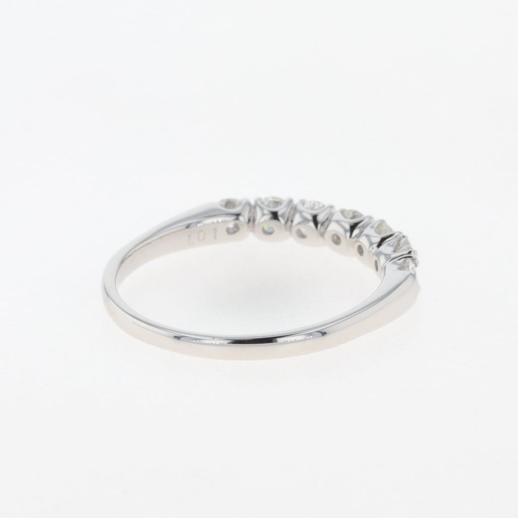 【在庫一掃】 メレダイヤ デザインリング プラチナ 指輪 リング 19.5 Pt900 ダイヤモンド メンズ 【中古】nbjwl