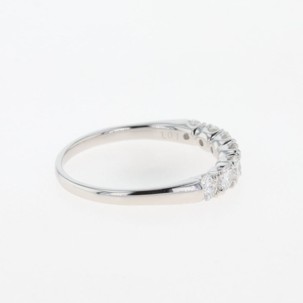 【在庫一掃】 メレダイヤ デザインリング プラチナ 指輪 リング 19.5 Pt900 ダイヤモンド メンズ 【中古】nbjwl