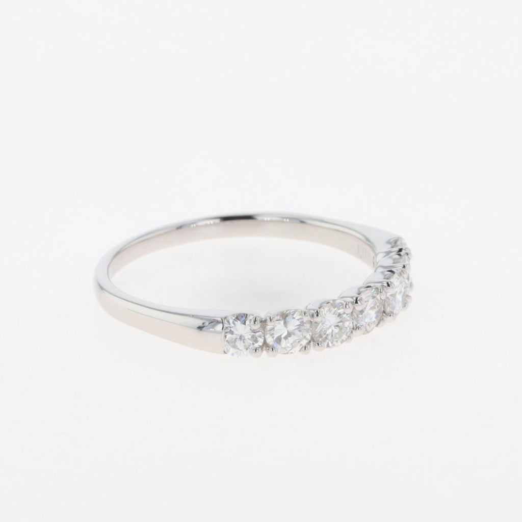【在庫一掃】 メレダイヤ デザインリング プラチナ 指輪 リング 19.5 Pt900 ダイヤモンド メンズ 【中古】nbjwl