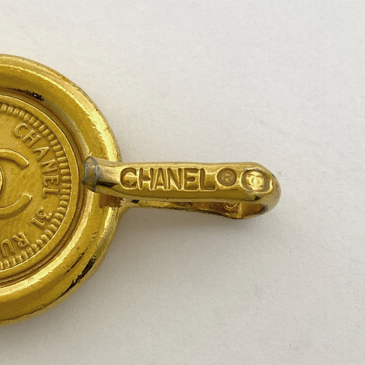 CHANEL シャネル チェーンベルト ココマーク ゴールド メタル GP
